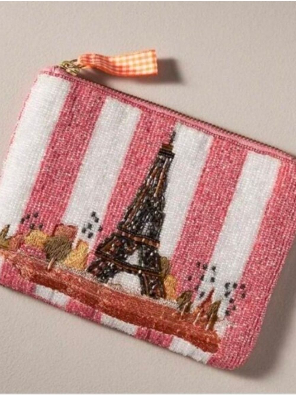 NWT Anthropologie Fiona Beaded Pouch/Bag- City Edition In Paris - Picture 4 of 6